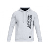 Under Armour Mikina Under Armour Rival Fleece Script Hoody Grey