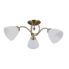 Italux Lugano PND-5643-3-HBR stropné svietidlo 3xE27 40W mosadz