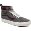 Vans UA SK8-Hi MTE tmavo sivá,vínová,biela Dámske členkové tenisky 6.5