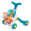 TOYZ Detské hrajúce edukačné chodítko 2v1 Spark turquoise 47x44x48 modrá