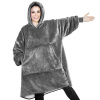 Huggle Hoodie-2911 Unisex mikina, Deka, UNI, sivá