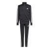 adidas 3-Stripes Zip Tracksuit Black/White 9-10 Years