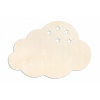 Detská drevená lampa LED cloud AA batérie (Detská drevená lampa LED cloud AA batérie)