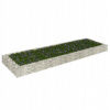 Gabion - Vyvýšený gabiónový kvetináč, pozinkovaná oceľ, 300x100x20 cm (Zvýšený Gabion Pot, galvanizovaná oceľ, 300x100x20 cm)