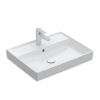 Villeroy & Boch Collaro - Umývadlo nábytkové 60x47 cm, s prepadom, otvor na batériu, alpská biela 4A336G01