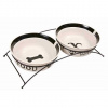 Trixie Set keramických misiek so stojanom 2 x 2,6 l/25 cm