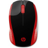 HP myš - 200 Mouse, Wireless, Empress red 2HU82AA#ABB