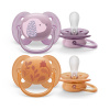 Philips Avent cumlík Ultrasoft Premium Zvieratko 6-18 mesiacov (2ks) - dievča