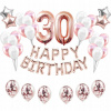 Balóny na párty - Sada balónikov pre 30. narodeninám Rose zlaté Balloons (Balóny na párty - Sada balónikov pre 30. narodeninám Rose zlaté Balloons)