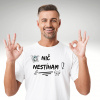 Vtipné tričko nestíham p. Farba: Svetlomodrá, Veľkosť: S