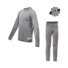 SENSOR MERINO ACTIVE SET dětský triko dl.rukáv + spodky šedá 22200017-04