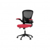 AUTRONIC Kancelárska stolička, hojdací mechanizmus, červená, KA-V317 RED