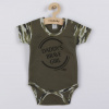 Dojčenské body s krátkym rukávom New Baby Army girl - 92 (18-24m)