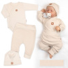 Rastúca 3dielna sada pre bábätko Nature - béžová Baby Nellys