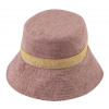 Fiebig - Headwear since 1903 Bucket hat - letný ružový ľanový klobúk - Fiebig 1903 Veľkosť: 58 cm