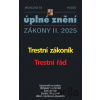 Aktualizace II/4 2025 Trestní zákoník, Trestní řád - Poradce s.r.o.