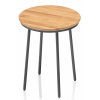 KETTLER TRIBE stolík Ø 40 cm - antracit/teak