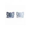 Frigg Dvojbalenie anatomických cumlíkov frigg butterfly slate/ powder blue, 0-6m, silikón