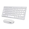 Kombinovaná myš a klávesnica Omoton KB066 30 (strieborná) KB066 Silver