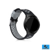 Silikónový remienok (šírka 22mm) – čierno-šedá – Samsung Gear S3 / Watch 46mm / Huawei Watch GT / Vantage M / Watch 3 45mm