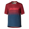 Mavic Deemax Pro SS, MTB dres s krátkym rukávom - Red Dahlia/Poseidon Veľkosť: M