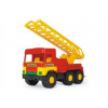 Auto middle Truck hasiči rebrík plast 47cm Wader v sáčku