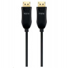 PremiumCord Optický DisplayPort 1.4 kabel M/M, pozlátené konekt. 15m (kport6-15)