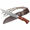 Vega Muela CHEROKEE-19R lovecký nôž 19 cm, drevo Pakka, kožené puzdro
