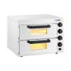 Pec na pizzu - 2 komory - Royal Catering - 3,000 W - Ø 36 cm RC-PO002