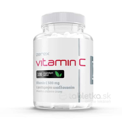 Zerex Vitamín C 500 mg s postupným uvoľňovaním 100 tabliet
