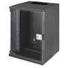 Digitus DN-49103 10 nástenná rozvodná skriňa 9 U čierna, čierna (RAL 9005); DN-49103