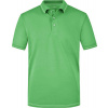 James & Nicholson | JN 569, Pánske žerzejové elastické polo, zelená lime - biela, L