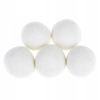 5 kusov 5 ks bielym suchým objemovým guľou (5 kusov 5 ks bielym suchým objemovým guľou)