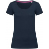 STEDMAN CREW NECK T MEGAN / Dámske vypasované tričko - marina blue XL