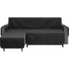 PEJSEK 200 cm PAŘÍŽSKÝ POTAH NA PRAVOU ROHOVOU SEDAČKU, ČERNÁ