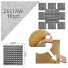 AKUSTICKÉ ODHLUČŇOVACIE PANELY SAMOLEPIACE PENA 50x50x5 SADA 10KS