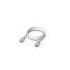 UBIQUITI Sieťový kábel Ubiquiti UACC-Cable-Patch-EL-1M-W, priehľadný biely, Cat6