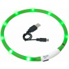 Karlie Obojok USB Visio Light LED nabíjací 70 cm zelený