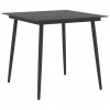 Stôl VidaXL kovový štvorcový 80 x 80 x 74 cm