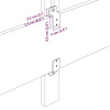 vidaXL Čelo postele Jednoduchý dizajn Krémová 80 cm Manšestr - Krémová - 259782-276414
