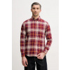Bavlnená košeľa United Colors of Benetton 5TCRUQ04W burgundské L