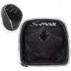 Ford S-Max I 2009-2015 Gombík na zmenu rýchlosti, modrý, výšivka, koža 6B
