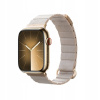 KOŽENÝ MAGNETICKÝ PÁSIK APPLE WATCH 38/40/41 MM BÉŽOVÝ CRONG ECLIPSE