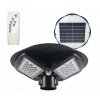 LVT pouličné svietidlo 200 W 10000 lm solárne napájanie (LED SOLAR LAMPA 200W 5000K súmrak pohybový senzor IP65)