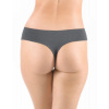 Gina Dámské tanga Bamboo - šedá bílá - M/L