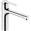 HANSGROHE Zesis M33 páková drezová batéria s vyťažiteľnou sprškou s prepínaním, 2jet, výška výtoku 163 mm, chróm, 74822000