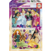 EDUCA Puzzle Disney princezny 2x48 dílků