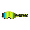 LS2 Helmets LS2 CHARGER PRO GOGGLE H-V YELLOW WITH IRIDIUM VISOR