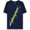 Cyberpunk 2077 Cyberpunk Logo Men's Short Sleeved T-Shirt blue
