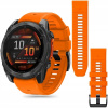 Silikónový pásik FIT 26 mm oranžový pre Garmin Fenix 8 51 mm /7X/6X Pro/6X